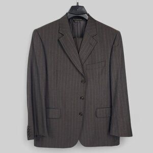 Jack Victor Montreal 2 Piece Suit Super 110's Wool Brown 46R W36xL28.5